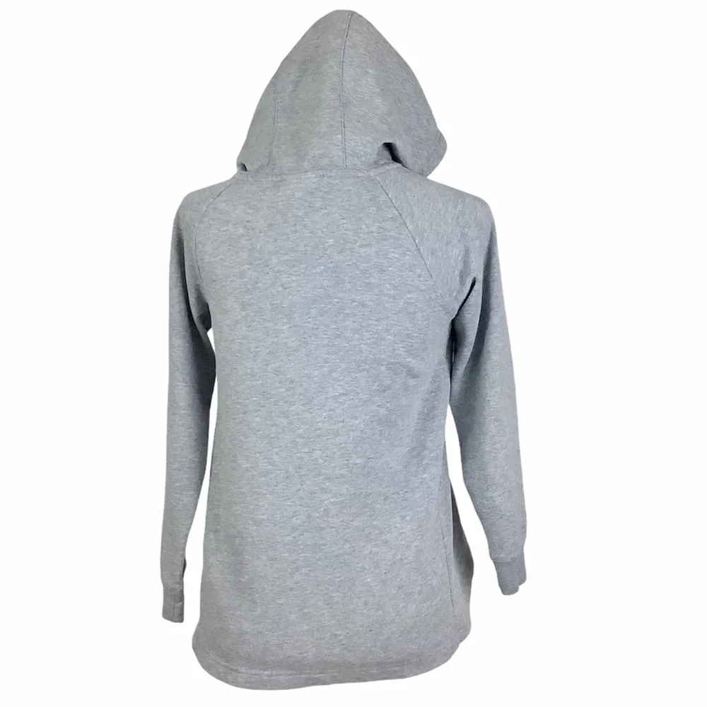 NIKE Funnel Neck Kangaroo Pocket Hi-Lo Hoodie SZ-M